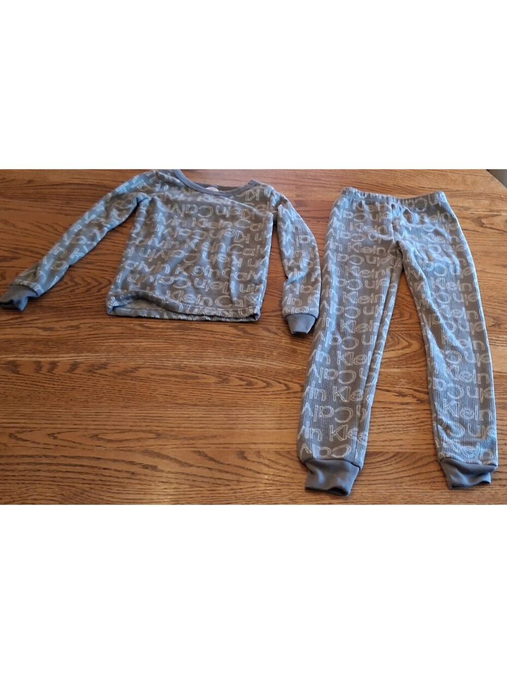 Calvin Klein Gray Recycled Polyester Lounge Set Size 6